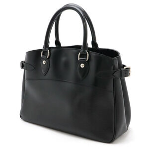 Louis Vuitton Leather Handbag Tote Passy Black Epi Bag Noir